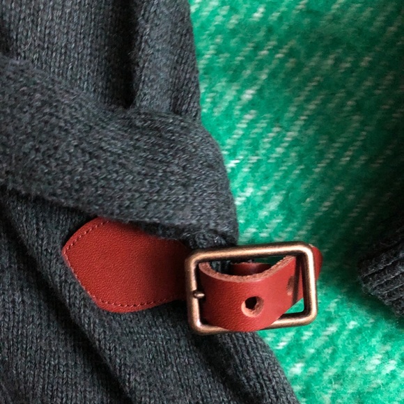 Sz m lands end faux wrap sweater - Picture 2 of 3